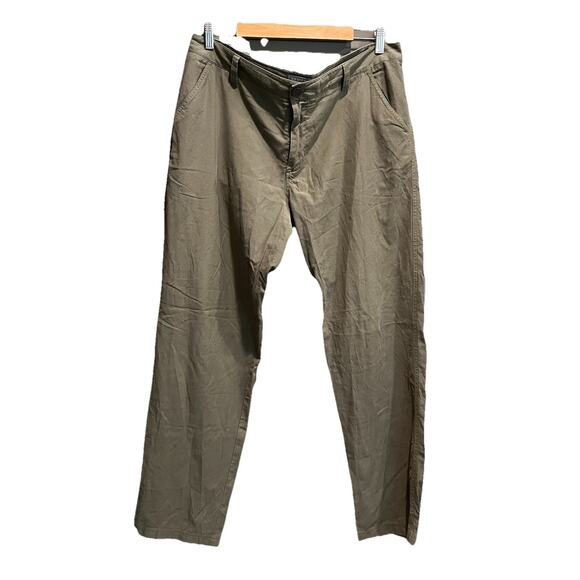 Icebreaker Merino Dark Green Wool Blend Lightweight Men's Pants Size 36 - Picture 1 of 6